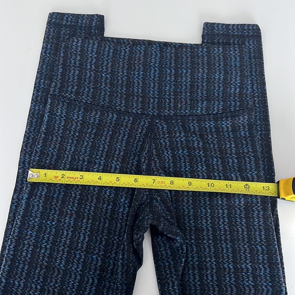Lululemon ZigZag Blue, Gray and Black Full Length Leggings - Picture 7 of 9